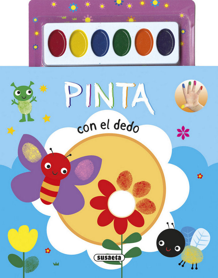 Pinta con el dedo, de Susaeta | portada del libro
