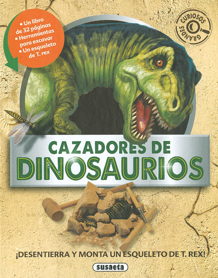 Cazadores de dinosaurios, de Brougère, Maud | portada del libro