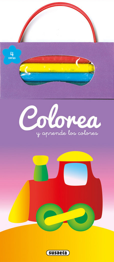 Colorea y aprende los colores, de Susaeta | portada del libro