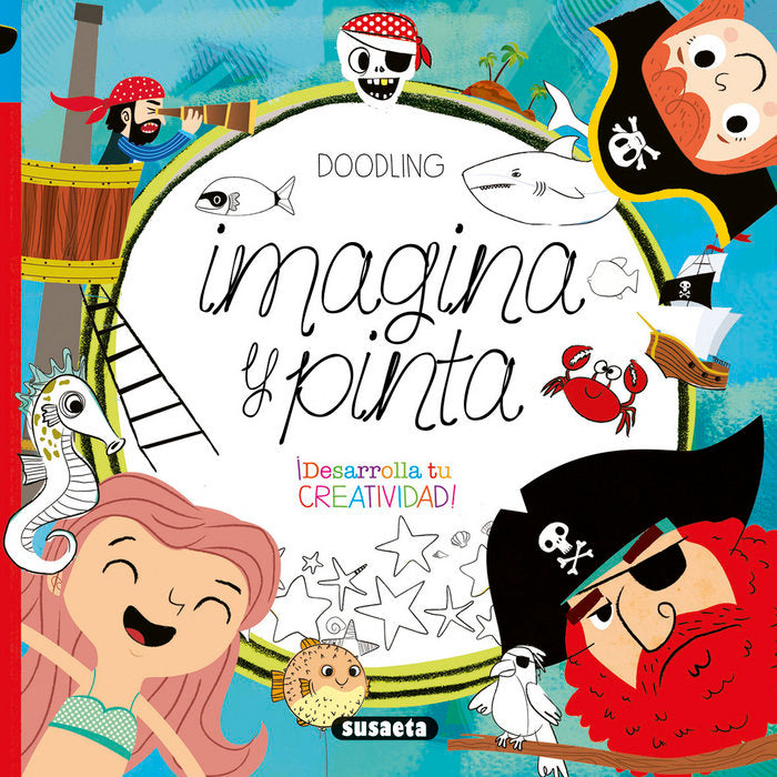 Doodling - Imagina y pinta, de Susaeta | portada del libro