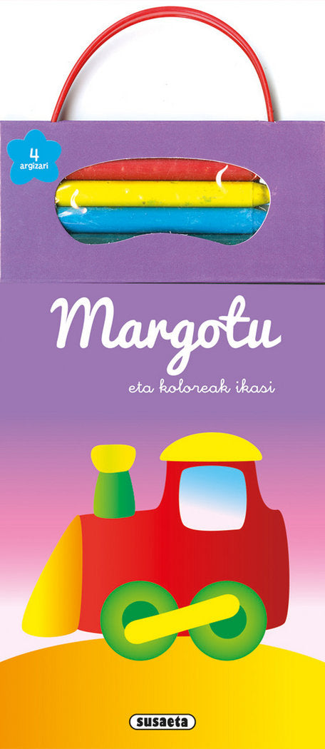 Margotu eta koloreak ikasi, de Susaeta | portada del libro