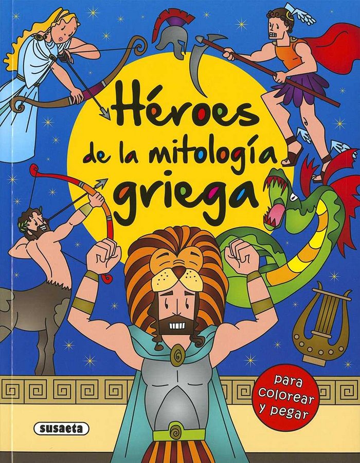 Héroes de la mitología griega, de Susaeta | portada del libro