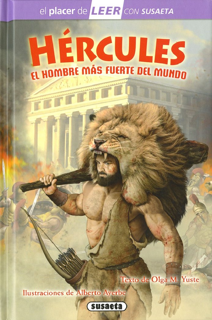 Hércules, el hombre más fuerte del mundo, de Yuste, M. Olga | portada del libro