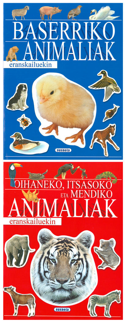 Animaliak eranskailuekin (2 titulu), de Susaeta, Taldeak | portada del libro