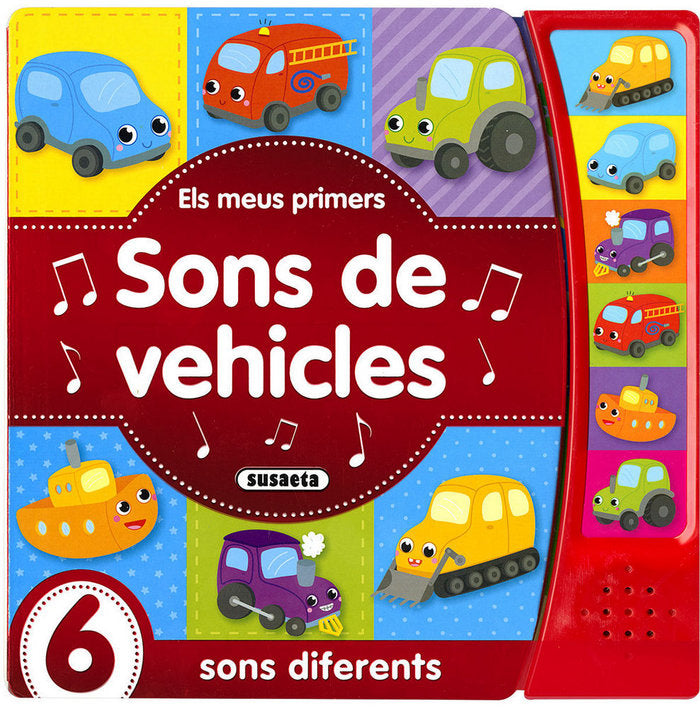 Els meus primers sons de vehicles, de Susaeta, Equip | portada del libro