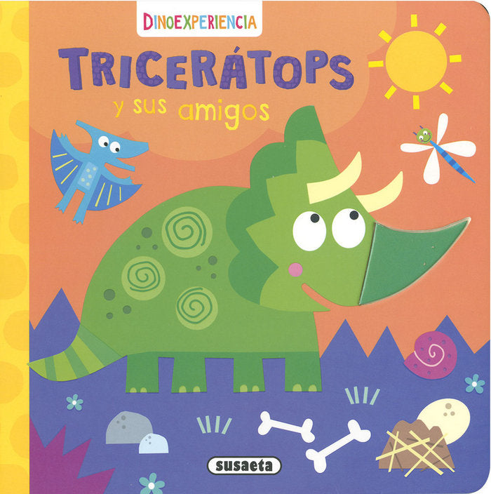 Tricerátops y sus amigos, de Ediciones, Susaeta | portada del libro