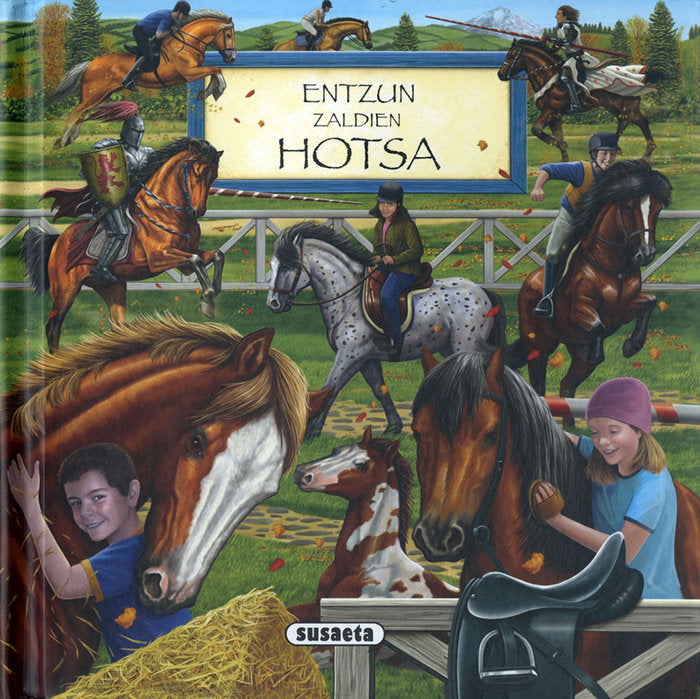 Entzun zaldien hotsa, de Susaeta | portada del libro