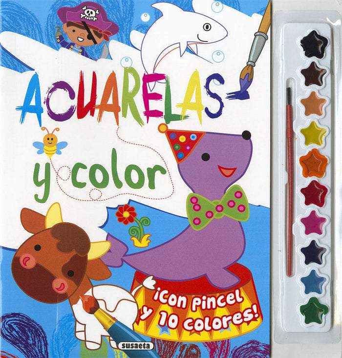 Acuarelas y color, de Ediciones, Susaeta | portada del libro