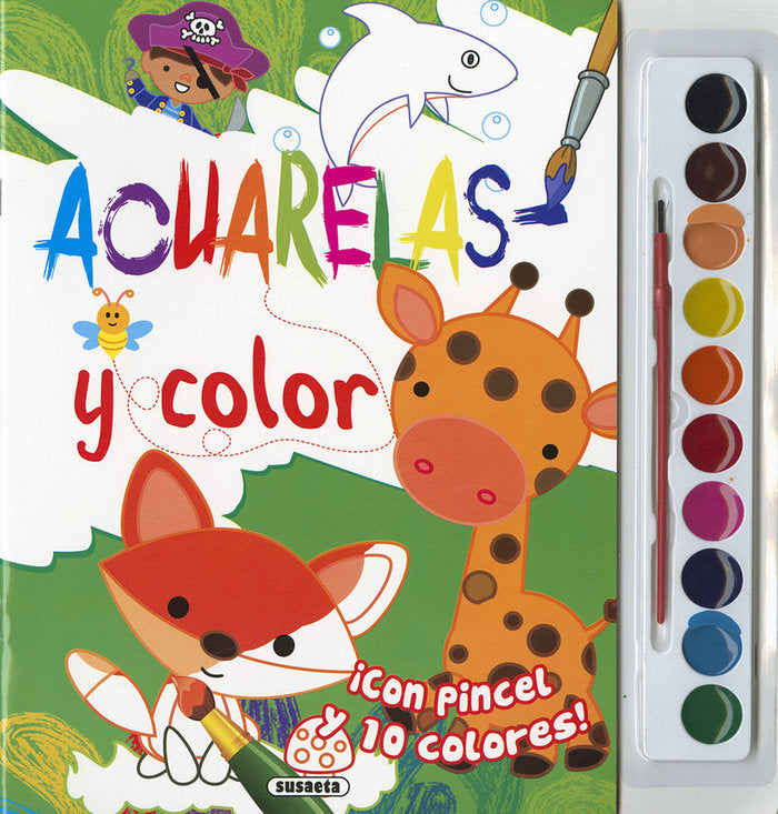 Acuarelas y color, de Ediciones, Susaeta | portada del libro