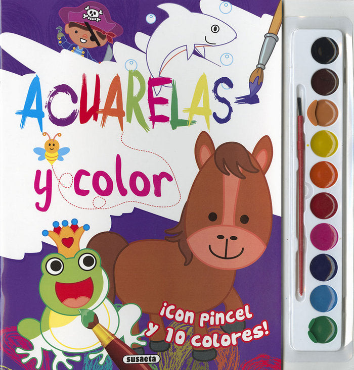 Acuarelas y color, de Ediciones, Susaeta | portada del libro