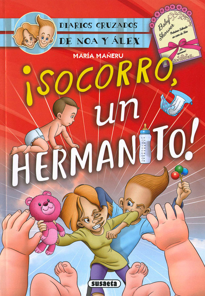 ¡Socorro, un hermanito!, de Mañeru Cámara, María | portada del libro