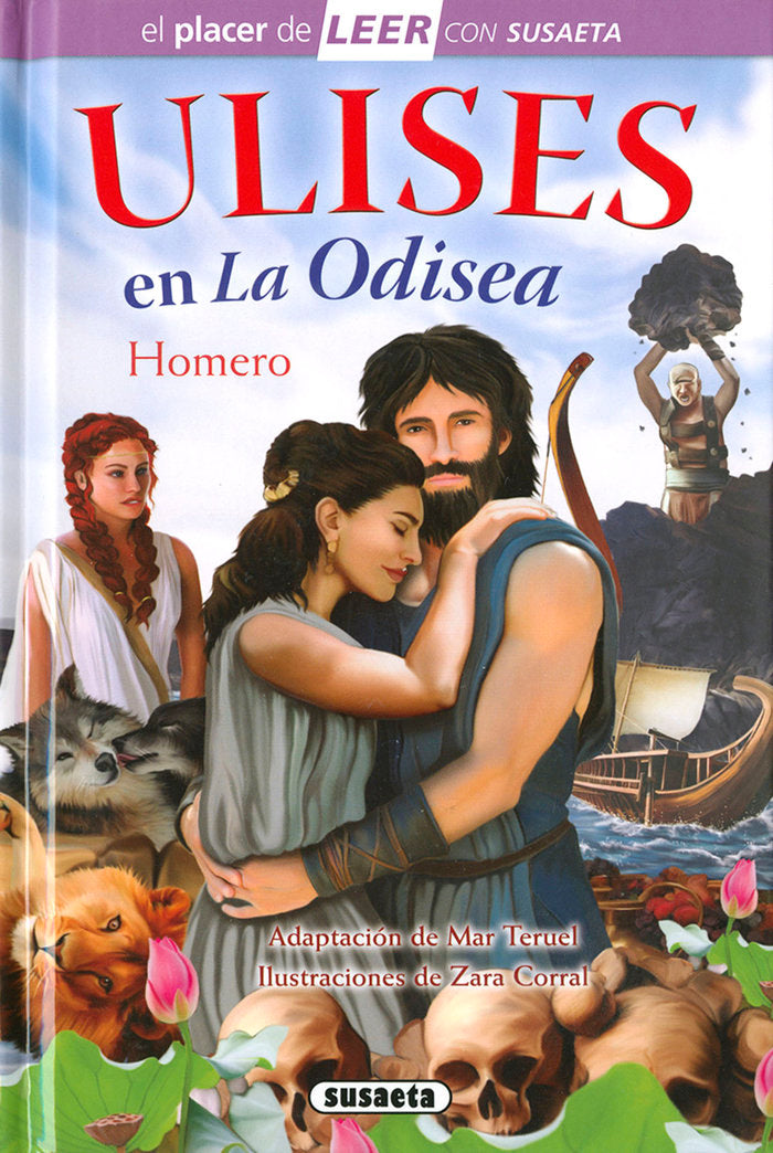Ulises en La Odisea, de Homero adapt. Teruel, Mar | portada del libro