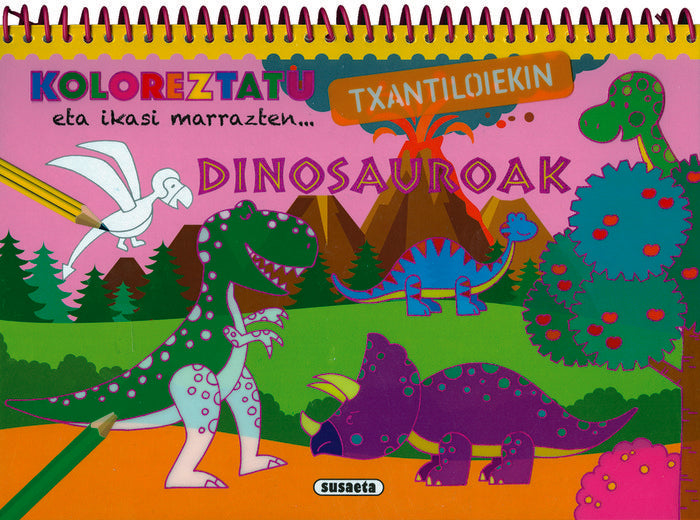 Dinosauroak, de Susaeta, Equipo | portada del libro
