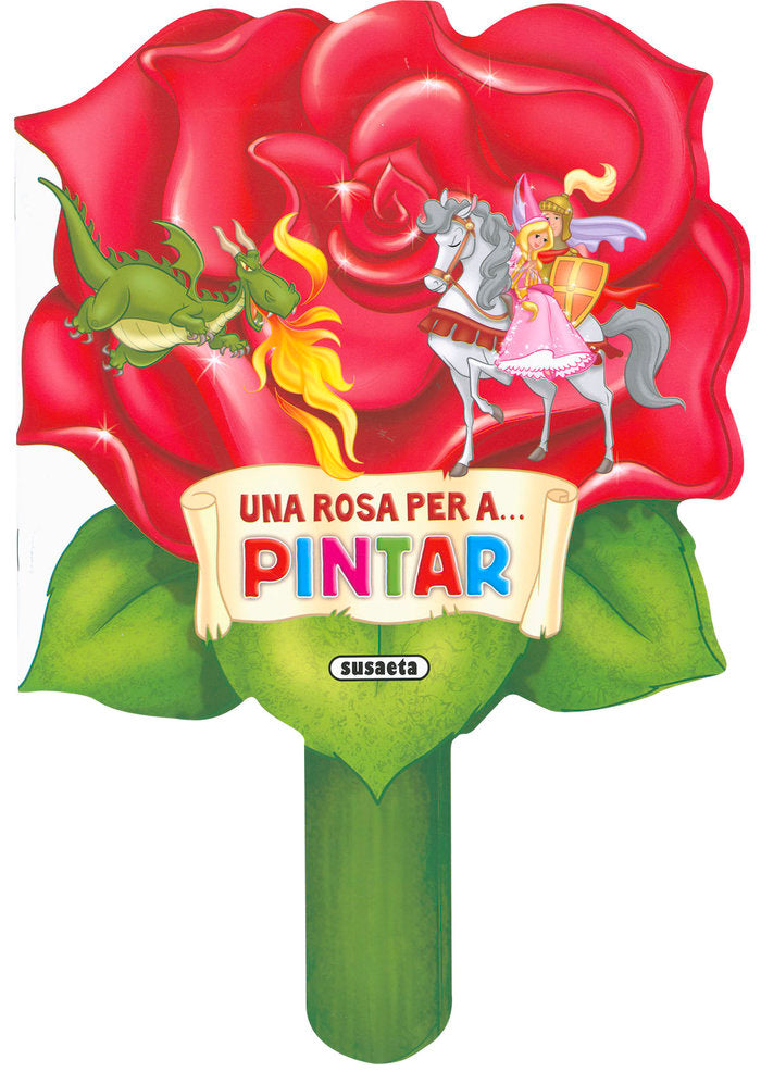 UNA ROSA PER A...PINTAR, de AA.VV. | portada del libro