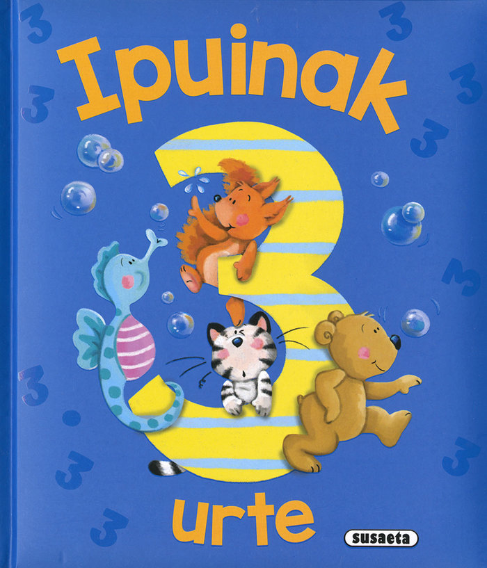 IPUINAK - 3 URTE, de EDICIONES, SUSAETA | portada del libro