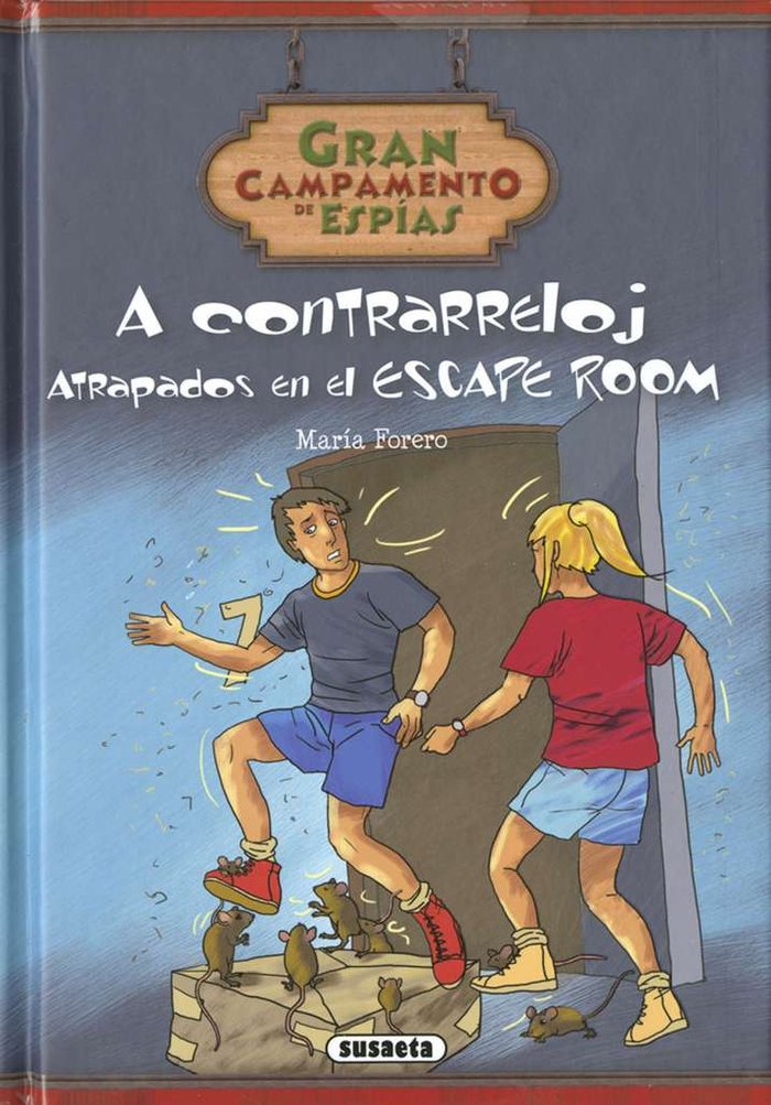 A CONTRARRELOJ. ATRAPADOS EN EL ESCAPE ROOM, de FORERO CALDERON, MARIA | portada del libro