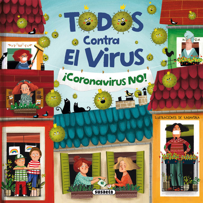 Todos contra el virus, de Ediciones, Susaeta | portada del libro