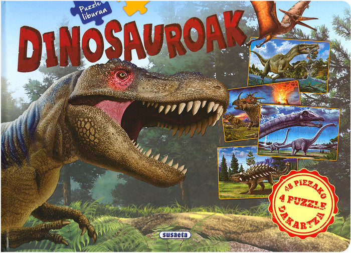 DINOSAUROAK, de SUSAETA, EQUIPO | portada del libro