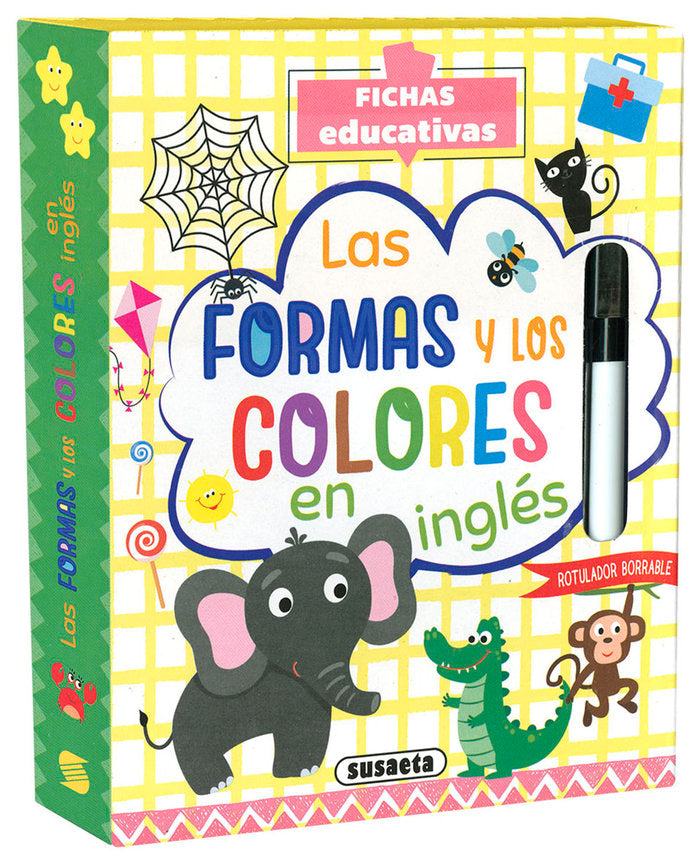 LAS FORMAS Y LOS COLORES EN INGLES, de EDICIONES, SUSAETA | portada del libro