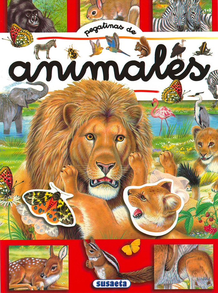 PEGATINAS DE ANIMALES 1, de SUSAETA, EQUIPO | portada del libro
