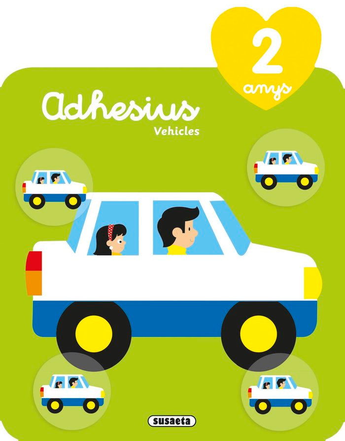 Adhesius vehicles 2 anys | portada del libro