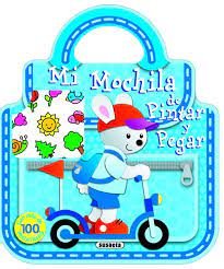 MI MOCHILA DE PINTAR Y PEGAR, de AA.VV. | portada del libro