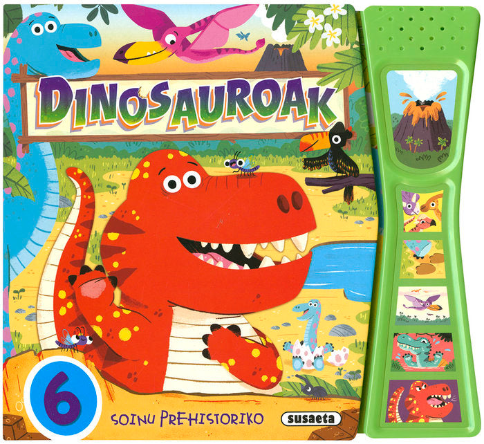 (EUS).DINOSAUROAK:6 SOINU PREHISTORIKO.(REF:9501-6), de AA.VV. | portada del libro