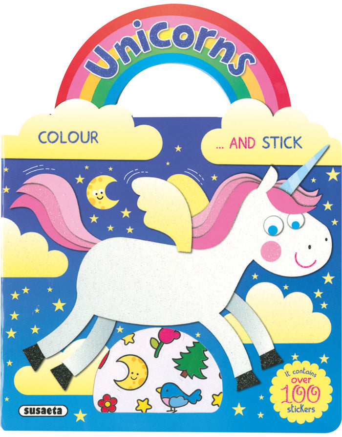 UNICORNS TO PAINT AND PASTE, de BUSQUETS, JORDI | portada del libro