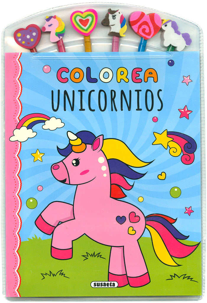 COLOREA UNICORNIOS, de SUSAETA, EQUIPO | portada del libro