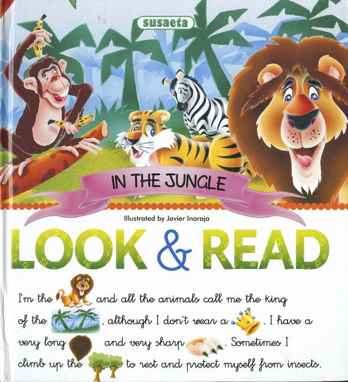 LOOK AND READ IN THE JUNGLE, de SUSAETA, EQUIPO | portada del libro