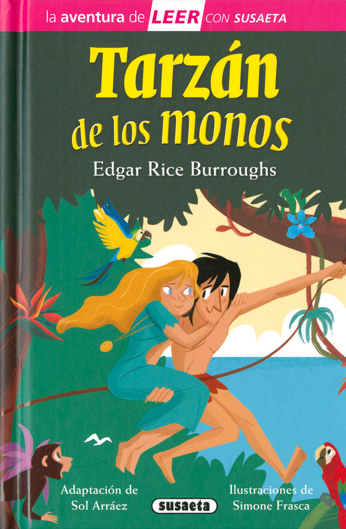TARZAN DE LOS MONOS, de BURROUGHS, EDGAR RICE (ADAPT. SOL ARRAEZ) | portada del libro
