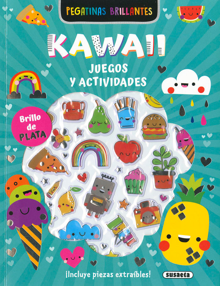 KAWAII - PEGATINAS BRILLANTES, de EDICIONES, SUSAETA | portada del libro