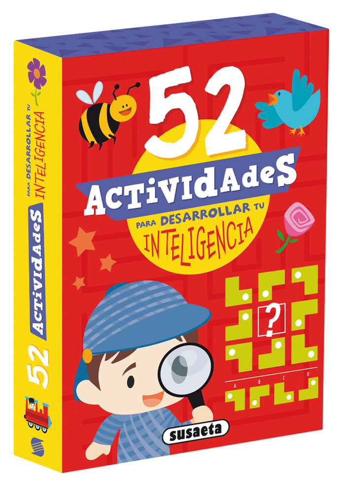 52 ACTIVIDADES PARA DESARROLLAR TU INTELIGENCIA, de EDICIONES, SUSAETA | portada del libro