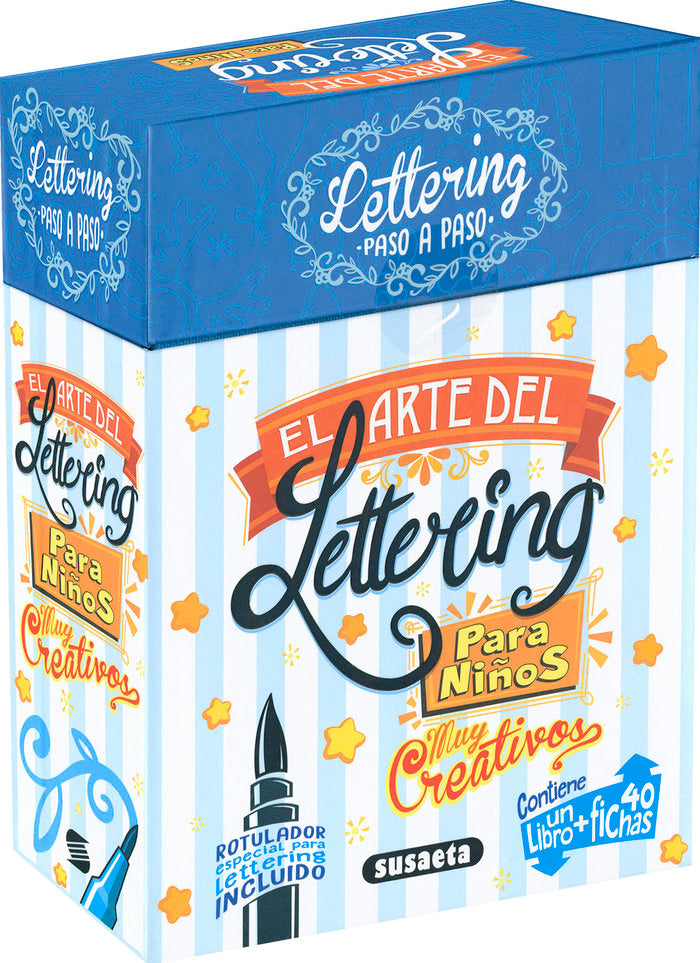 EL ARTE DEL LETTERING PARA NIÑOS MUY CREATIVOS, de YOMIKOKO | portada del libro