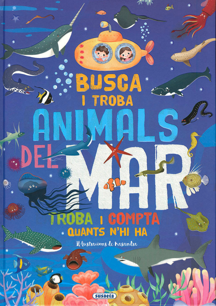 Busca i troba animals del mar, de SUSAETA, EQUIP | portada del libro
