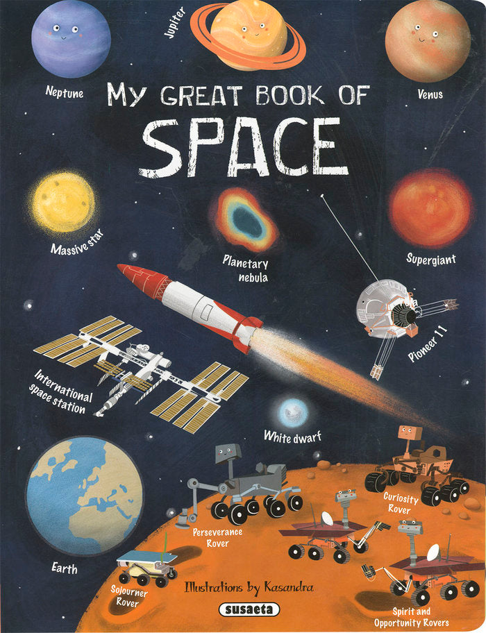 MY GREAT BOOK OF SPACE, de ORTIZ, ISABEL | portada del libro