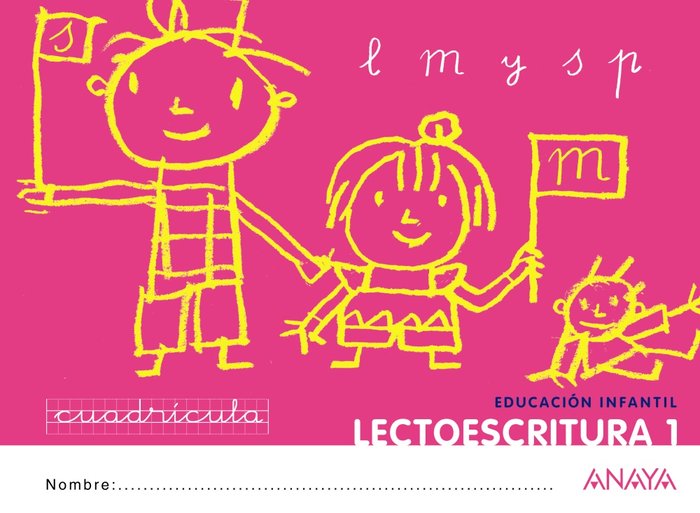 Lectoescritura 1. Cuadrícula., de Anaya Educación | portada del libro