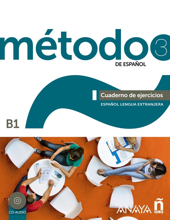 Método 3 de español. Cuaderno de ejercicios B1, de Robles Ávila, Sara | portada del libro