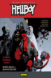 HELLBOY 14: MÁSCARAS Y MONSTRUOS (Ed. Cartoné), de Mignola, Mike | portada del libro