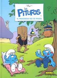 Los pitufos 22: el progreso no se pitufa, de ESTUDIO PEYO | portada del libro