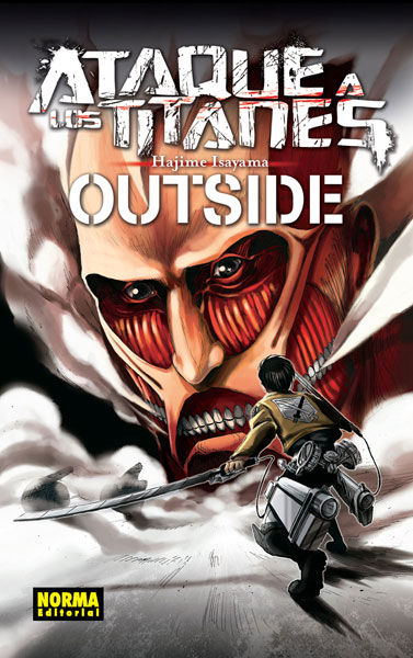 ATAQUE A LOS TITANES OUTSIDE, de Isayama | portada del libro
