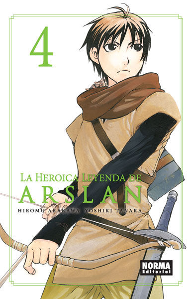 LA HEROICA LEYENDA DE ARSLAN 04, de Arakawa | portada del libro