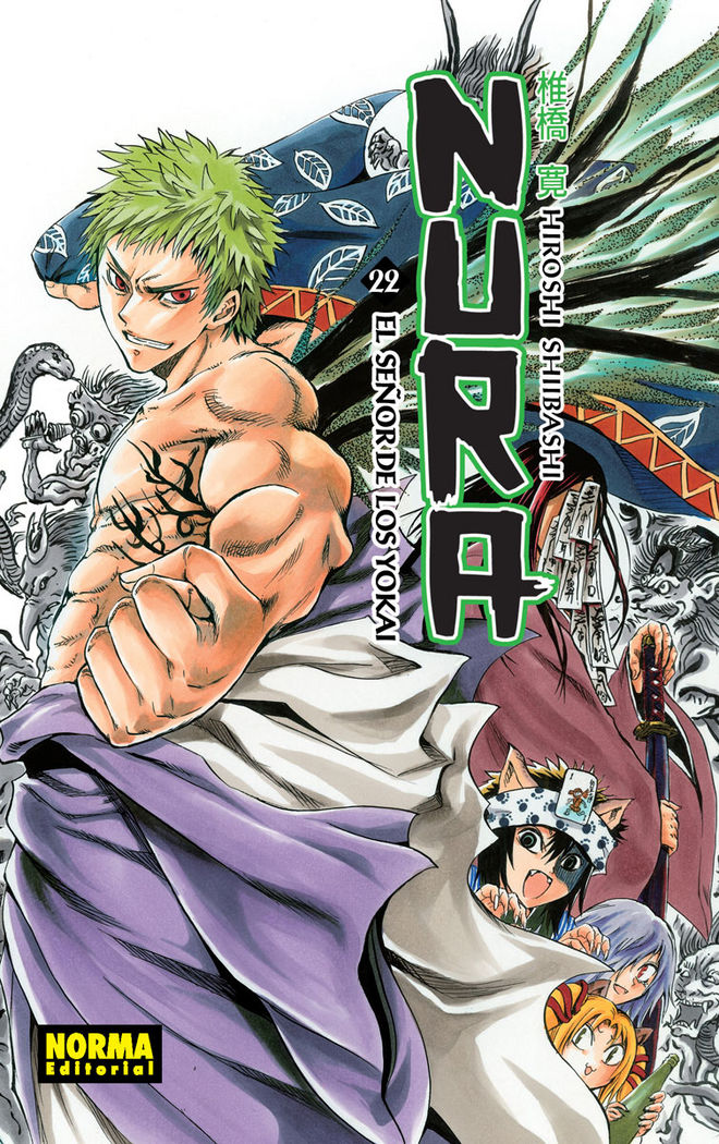 NURA EL SEÑOR DE LOS YOKAI 22, de Shiibashi, Hiroshi | portada del libro