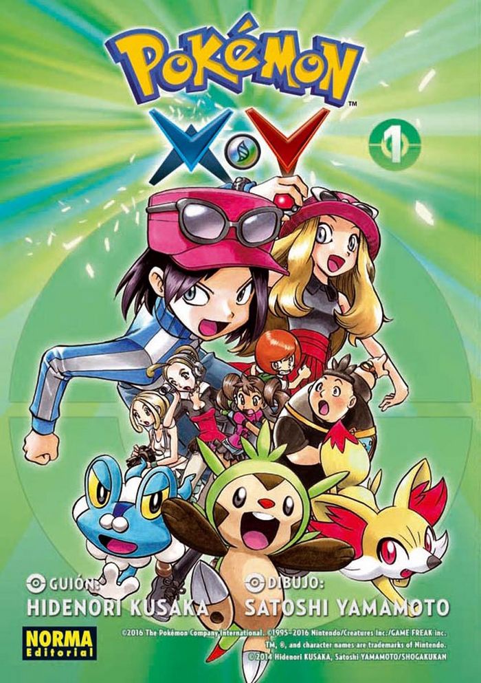 POKÉMON XY 01, de Kusaka | portada del libro