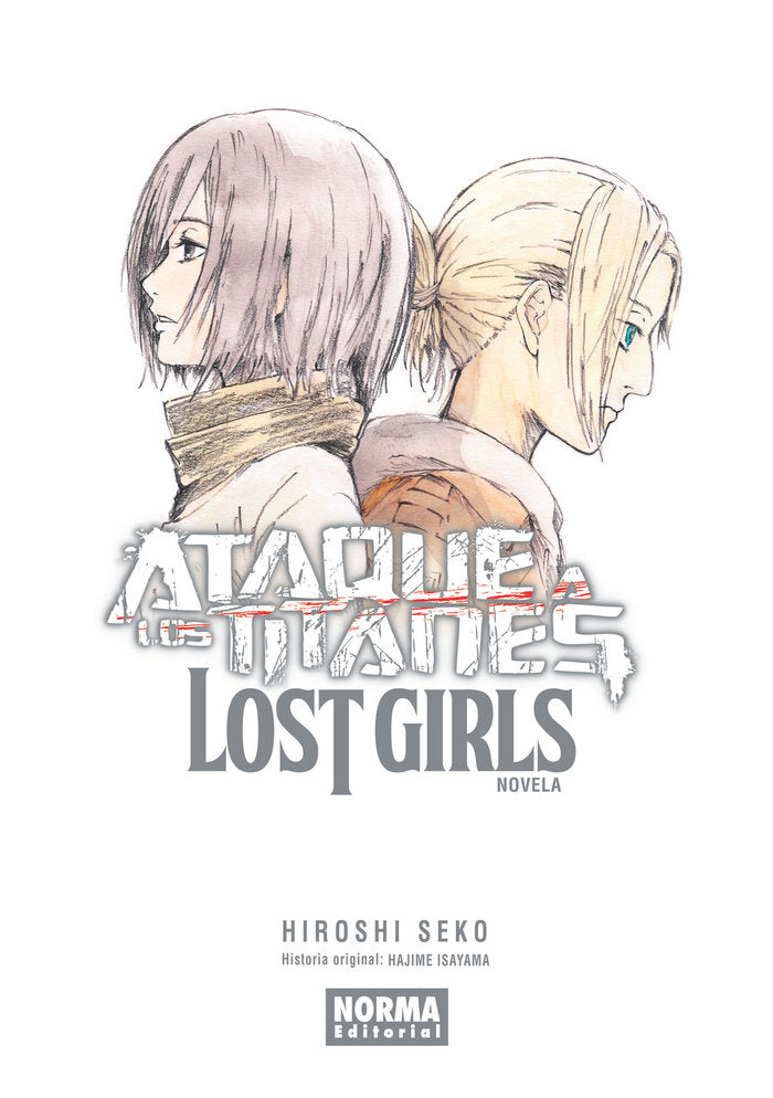 Ataque a los titanes. Lost girls (novela), de Isayama, Hajime | portada del libro