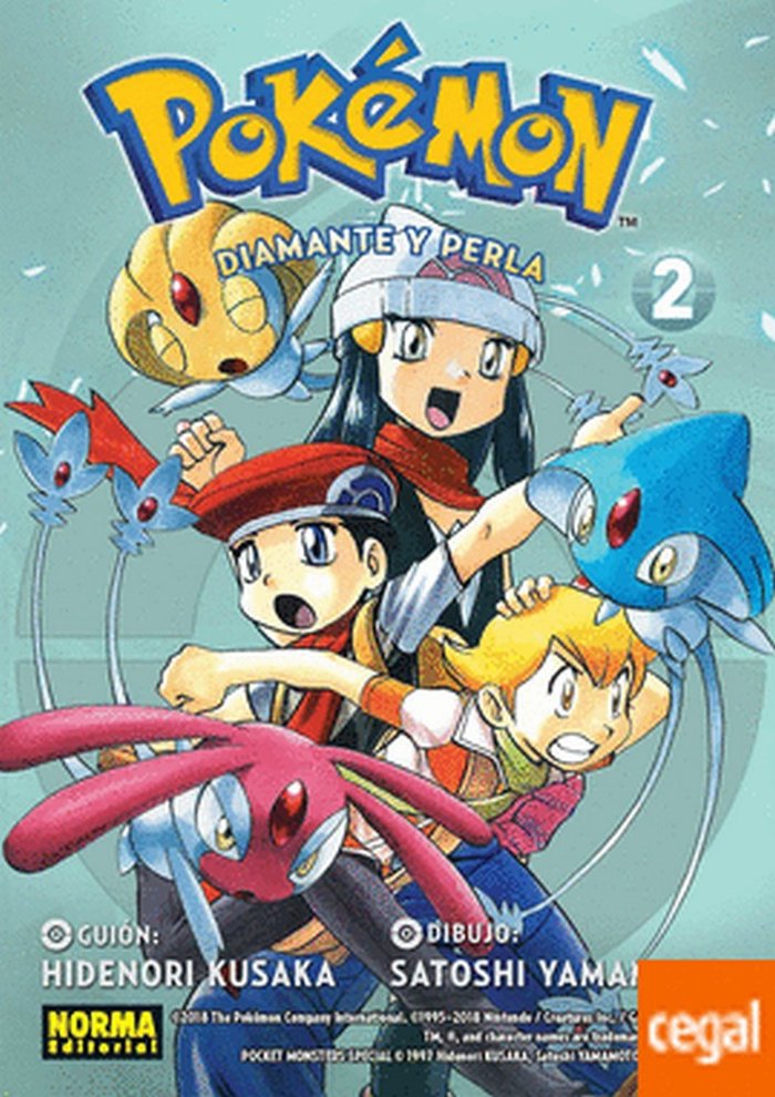 Pokémon 18. Diamante y perla 2, de Kusaka | portada del libro