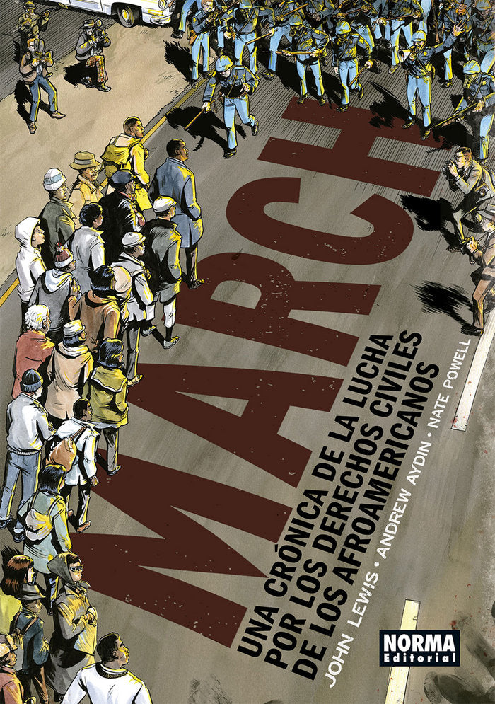 March. Una crónica de la lucha por los derechos de los afroamericanos, de Lewis | portada del libro