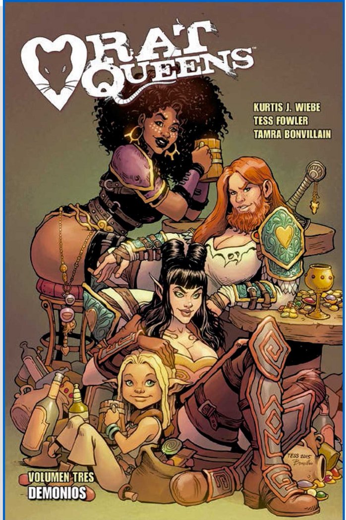 Rat Queens 3. Demonios, de Wiebe | portada del libro
