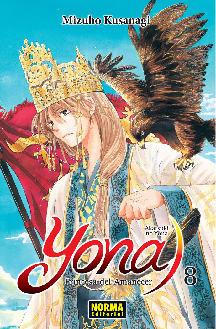 Yona, princesa del amanecer 8, de Kusanagi | portada del libro