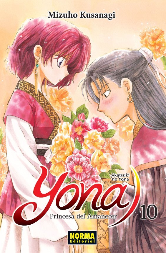Yona, princesa del amanecer 10, de Kusanagi | portada del libro